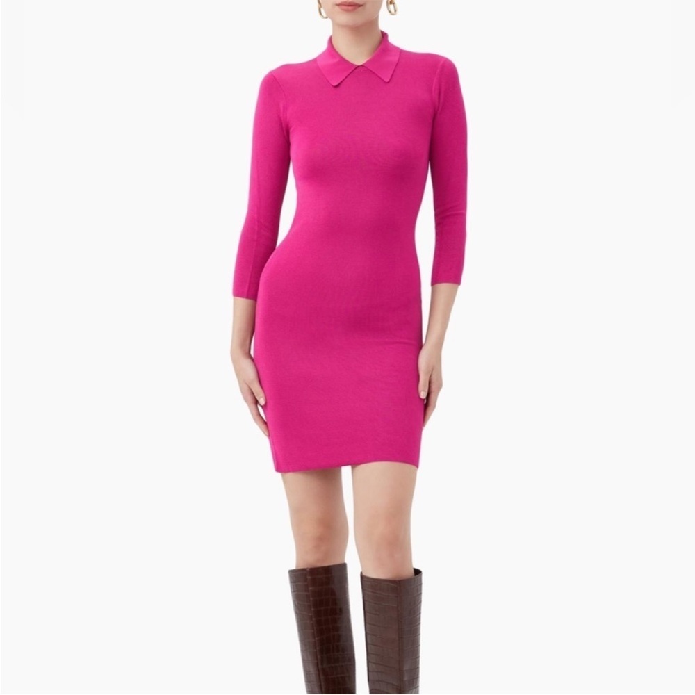 Trina Turk Bookish Collard Minidress